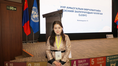 Д.Наранцэцэг: Залуус байгаль орчны  асуудалд нэгдмэл байдлаар хандаж хувь нэмрээ оруулна